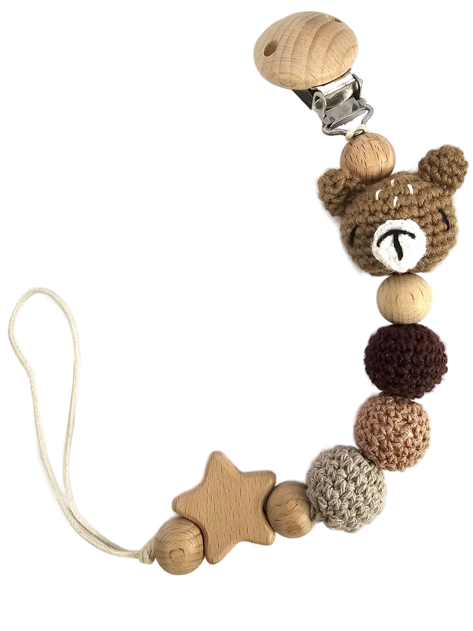 Держатель для пустышки ZOO (мишка) Держатель для пустышки ZOO (мишка)