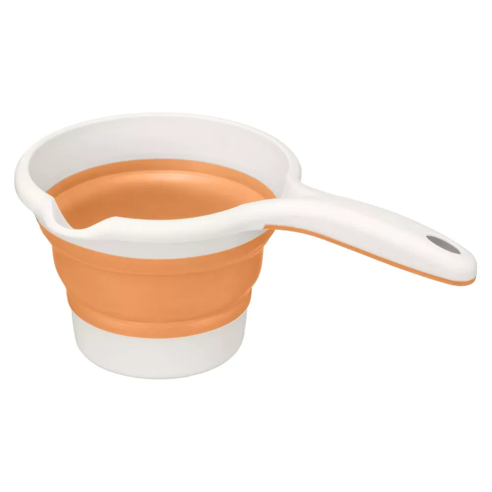 Ковшик складной с ручкой ZOOM (оранжевый) 1,1литр. Ковшик складной с ручкой ZOOM (оранжевый) 1,1литр.